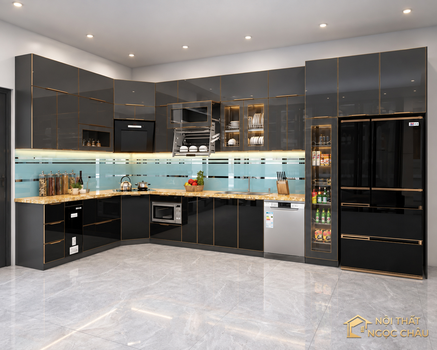 Tủ bếp chị Oanh-Hải Phòng