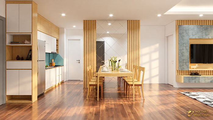 Thiết Kế Nội Thất Chung Cư DABACO- 3 P.Ngủ