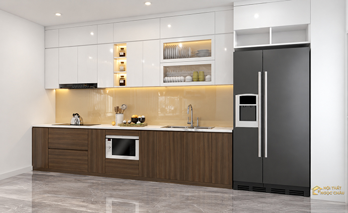 TỦ BẾP LAMINATE EM MẠNH