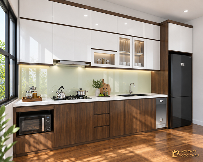 Thi công tủ bếp Acrylic và nội thất tại Hà Nội