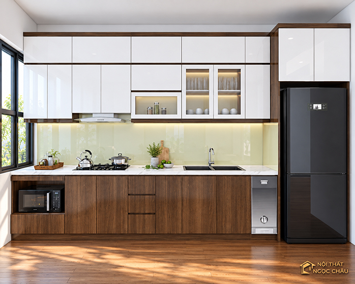 Thi công tủ bếp Acrylic và nội thất tại Hà Nội
