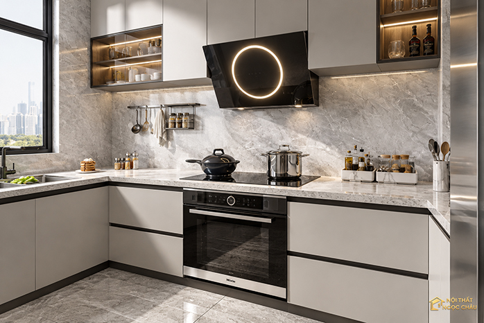 TỦ BẾP LAMINATE -Cô Hằng