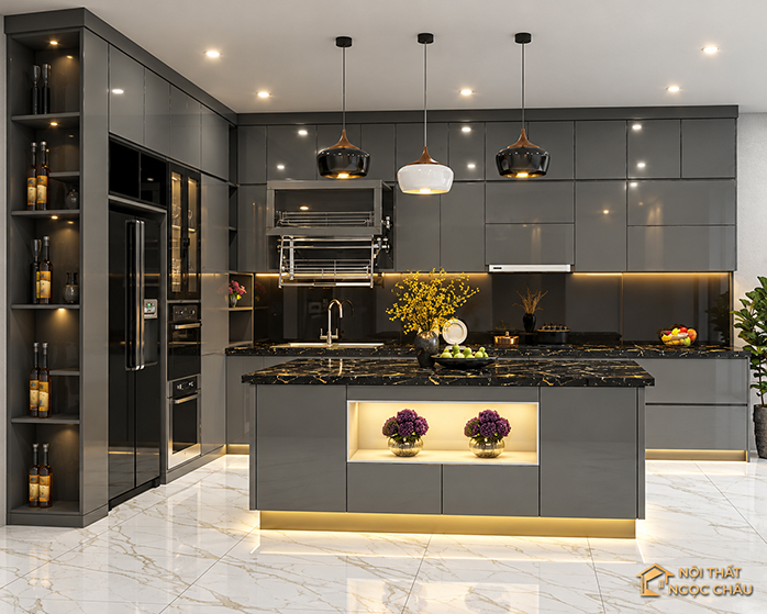 Tủ bếp nhựa chi Phương- Bồ Đề