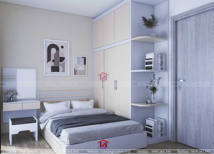 Công trình nội thất nhựa Acrylic chung cư Thach Bàn- Hà Nội