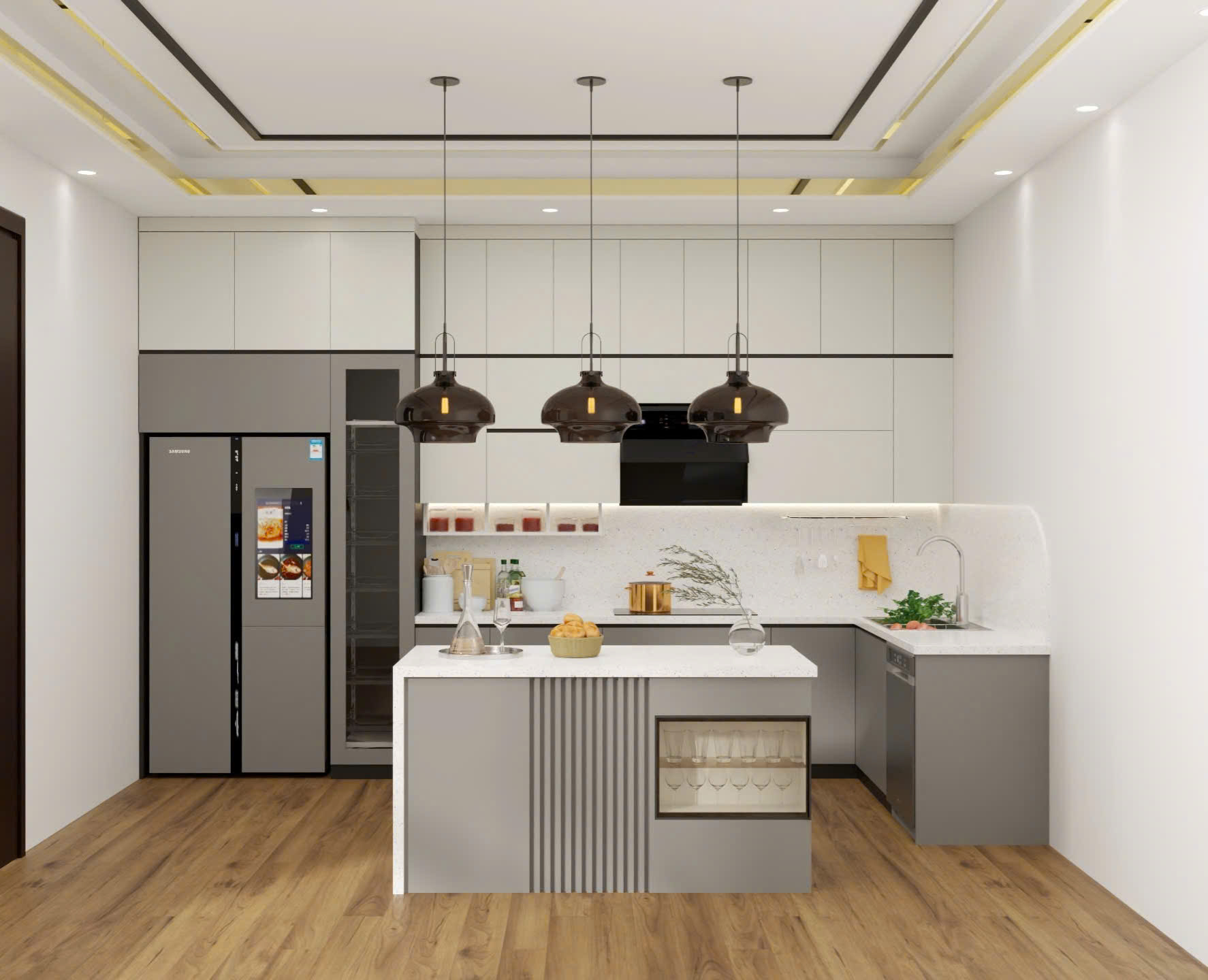 Thiết Kế Nội Thất Chung Cư Bắc Ninh- 3 Phòng Ngủ