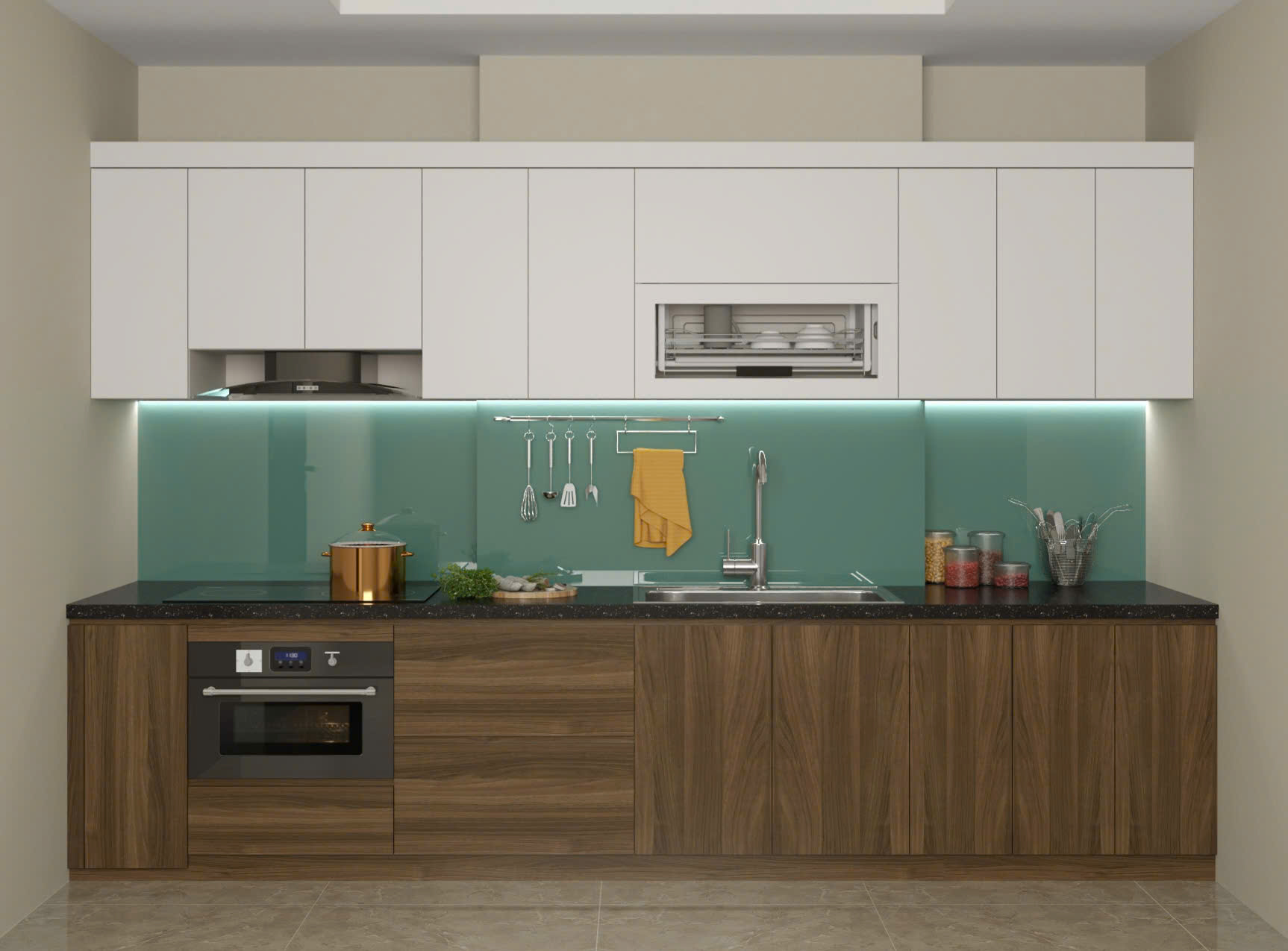 Tủ bếp Melamine TL 51