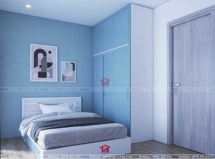 Thiết kế chung cư 3 phòng ngủ và 1 phòng bếp Anh Long - Thạch Bàn- Long BIên- Hà Nội