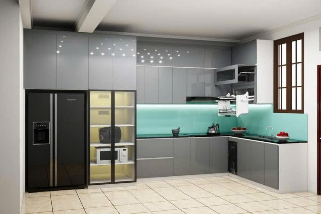 Tủ bếp Acrylic - anh Quảng Tôn Đức Thắng