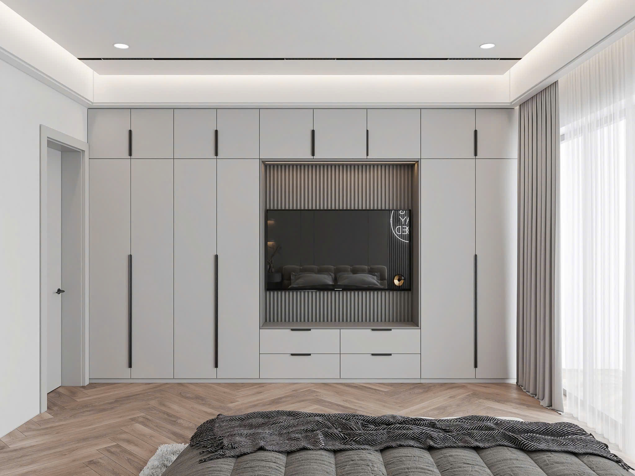 Thiết Kế Nội Thất Chung Cư Bắc Ninh- 3 Phòng Ngủ