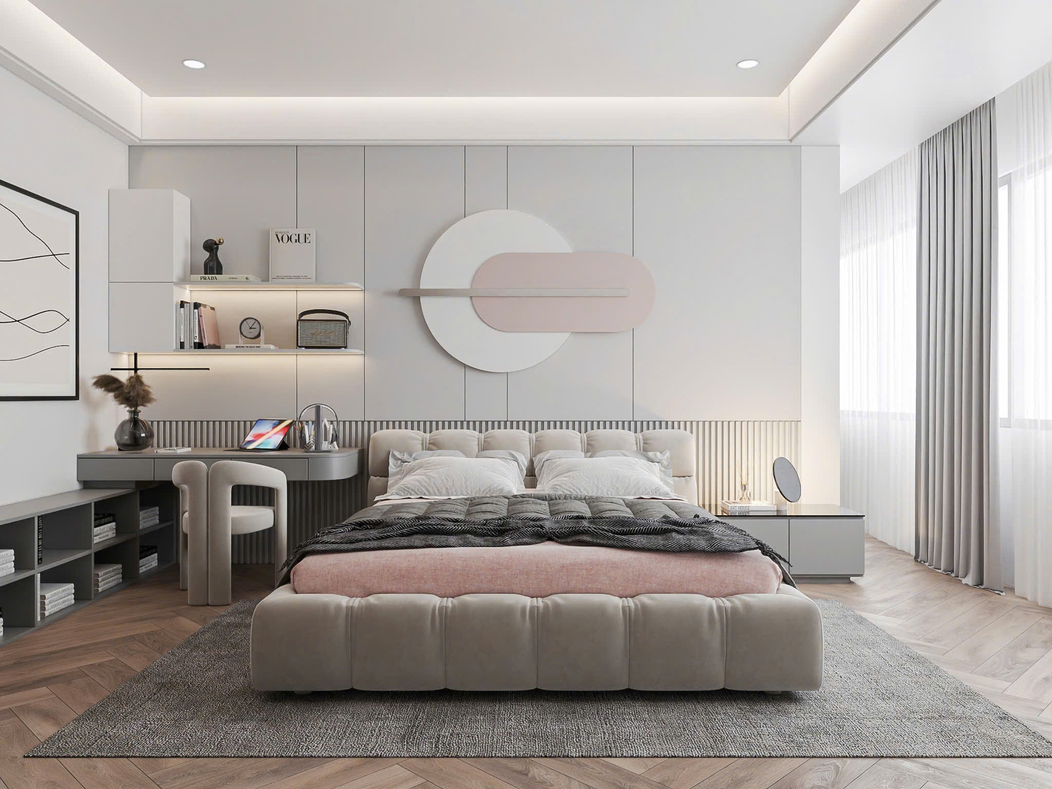 Thiết Kế Nội Thất Chung Cư Bắc Ninh- 3 Phòng Ngủ